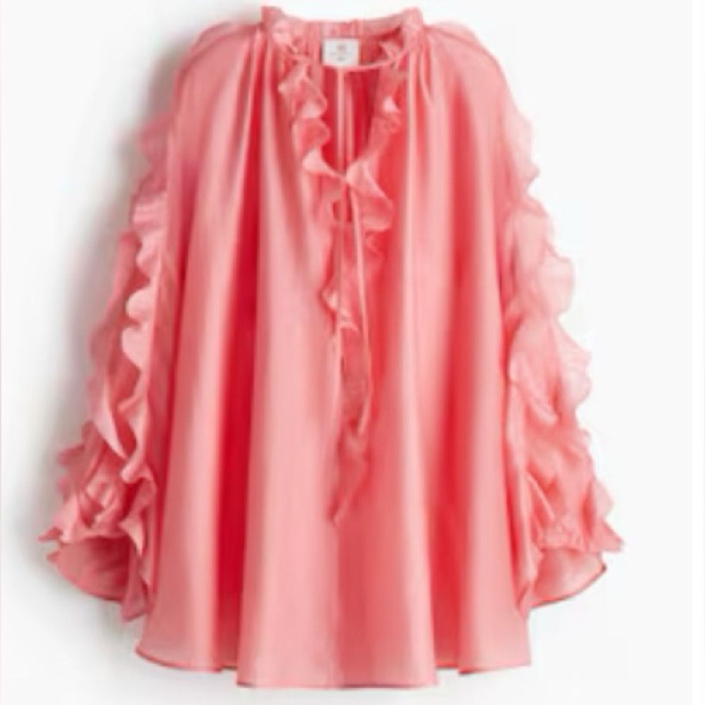 H&MxThe White Lotus Ruffled Pink Coral Dress
NWOT - Picture 3 of 9